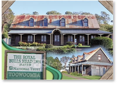 The Royal Bulls Head Inn, Drayton - Standard Postcard  TBA-013