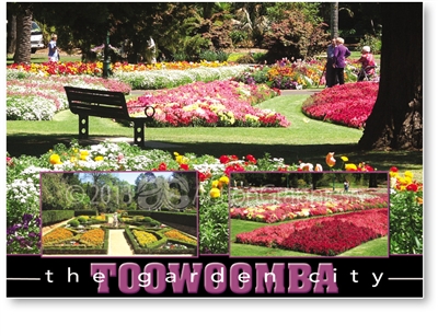 Toowoomba The Garden City - Standard Postcard  TBA-465