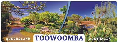 Japanese Garden City Toowoomba - Bumper Sticker  TBABS-006