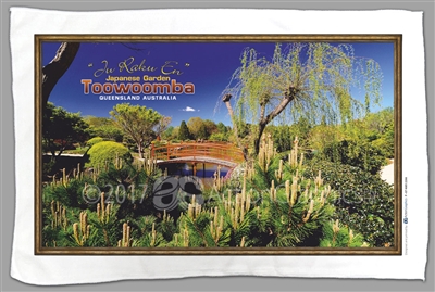 "Ju Raku En" Japanese Garden - Sublimated Tea Towels TBATT-001