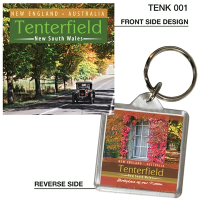 Tenterfield New South Wales - 40mm x 40mm Keyring  TENK-001