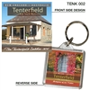 The Tenterfield Saddle 1870' - 40mm x 40mm Keyring  TENK-002