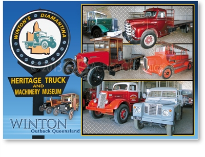 Winton, Heritage Truck Museum - Standard Postcard  WIN-001