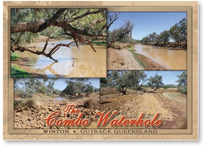 Winton, Combo Waterhole - Standard Postcard  WIN-002