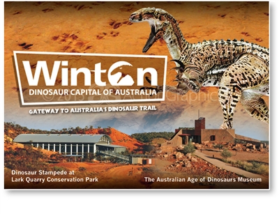 Winton, Dinosaur Capital of Australia - Standard Postcard  WIN-007