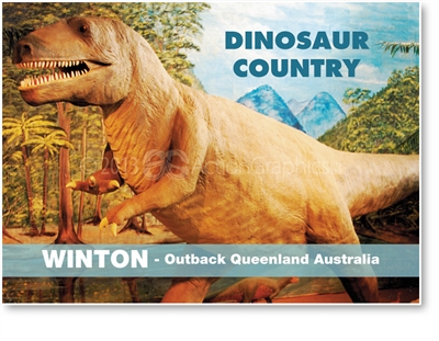 Winton, Dinosaur Country - Small Magnets  WINM-061