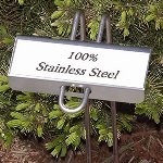 P-style stainless steel garden markers