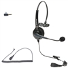 Call Center Headset with 2.5mm Quick Disconnect Cord