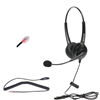 Dual Ear Call Center Headset for SNOM 700 Series IP Phones