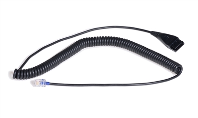 Headset Quick Disconnect Cord for Mitel phones