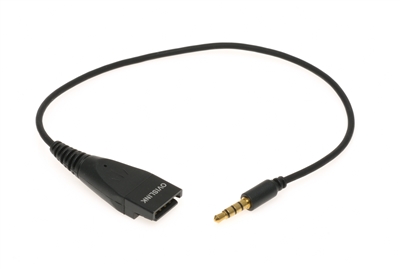 Short 3.5mm Quick Disconnect Cord for OvisLink Headsets