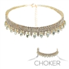 16414 RHINESTONE CRYSTAL CHOKER