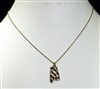 16423 AL ALABAMA STATE CHAIN NECKLACE