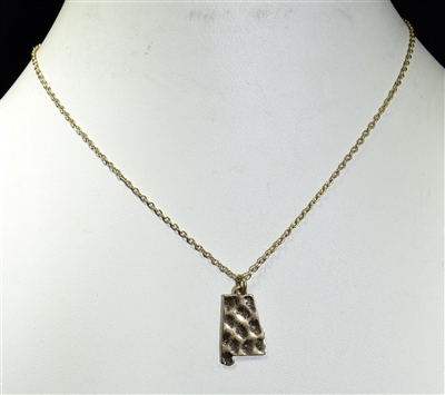 16423 AL ALABAMA STATE CHAIN NECKLACE