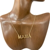 17727 "MAMA" LETTER SHORT NECKLACE