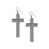 25875CR CROSS EARRINGS