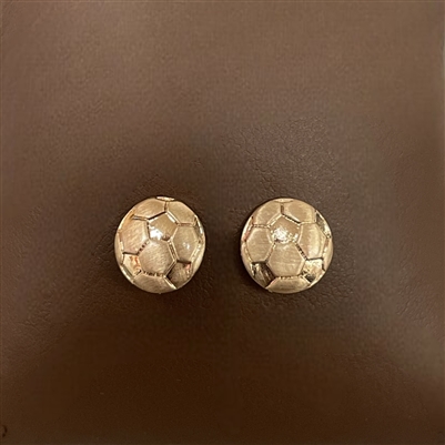 25946 SOCCER BALL EARRINGS