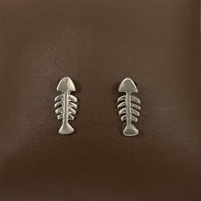 25953 EXTRA SMALL FISH BONE EARRINGS