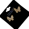 26775  RHINESTONE BUTTERFLY STUD EARRINGS