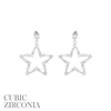 26843 RHINESTONE STAR EARRINGS