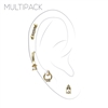 27279WH SMALL MISMATCH 4 PACK STUD EARRINGS