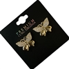 27605 SMALL BUTTERFLY CUBIC ZIRCONIA EARRINGS