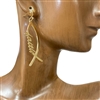 28146   FISH FAITH EARRINGS