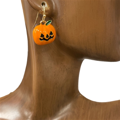 28277  HALLOWEEN  PUMPKI EARRINGS