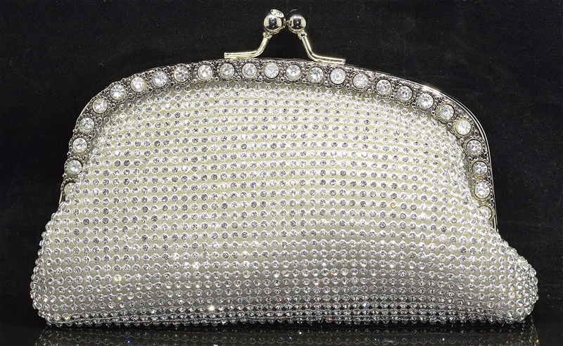 560924-930 RHINESTONE EVENING BAG