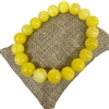 629YW  10MM YELLOW  SEMI- PRECIOUS STONE BRACELET