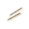 70015 GOLD COLORFUL RHINESTONE 1 LINE BOBBY PIN