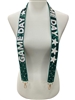 71-0055 GREEN 'GAME DAY' SEQUIN BAG STRAP