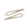 71840CR GOLD RHINESTONE SLIM TEARDROP BOBBY PIN