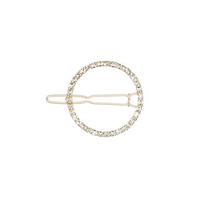 71861 CIRCLE RHINESTONE HAIR CLIP