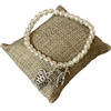 BB00771 TURTLE CHARM PEARL BRACELET