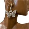 CE1752  MATTE BUTTERFLY EARRINGS