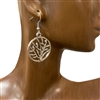 CE4661 SILVER TREE OF LIFE EARRINGS