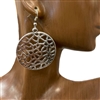 CE5220  SILVER CIRCLE  EARRINGS