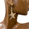 CE6484 SILVER STAR EARRINGS