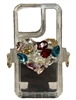 CPH03MC  ADJUSTABLE MULTI COLOR RHINESTONE CELLPHONE HOLDER