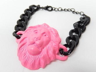 DBR005 NEON LION CHAIN BRCLT