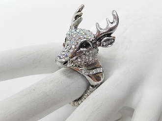 DH627 DEER HEAD STRETCH RING