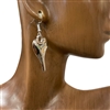 E001245  SMALL SILVER HEART EARRINGS