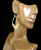 HE2407 HAMMERED DANGLE EARRINGS