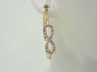 HE4079 HOOP INFINITY EARRING