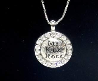 HS27 MY KIDS ROCK SMALL PENDANT