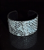 JCB1286 SNAKE SKIN LEATHER BANGLE