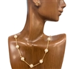 MN4205 FRESH WATER PEARL EARRING & NECKLACE SET