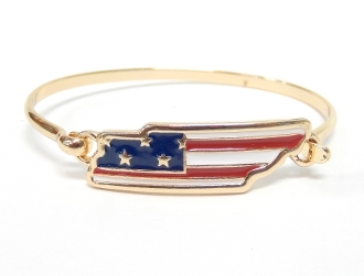 OB06730 AMERICAN FLAG TN BRCLT