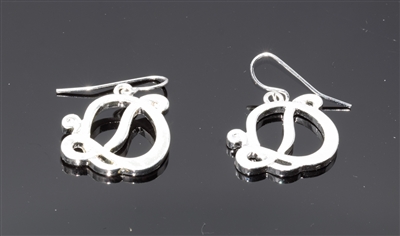 OE1539S D MONOGRAM EARRINGS